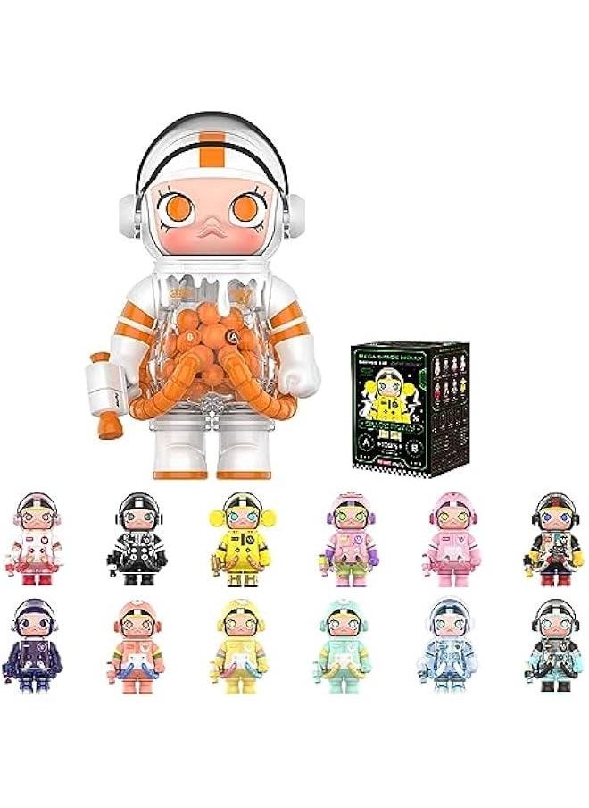 Arabest MEGA Space Molly 100% 2-B Blind Box Figures, Random Design Box Toys for Modern Home Decor, Collectible Toy Set for Desk Accessories, 1PC  - Image 1