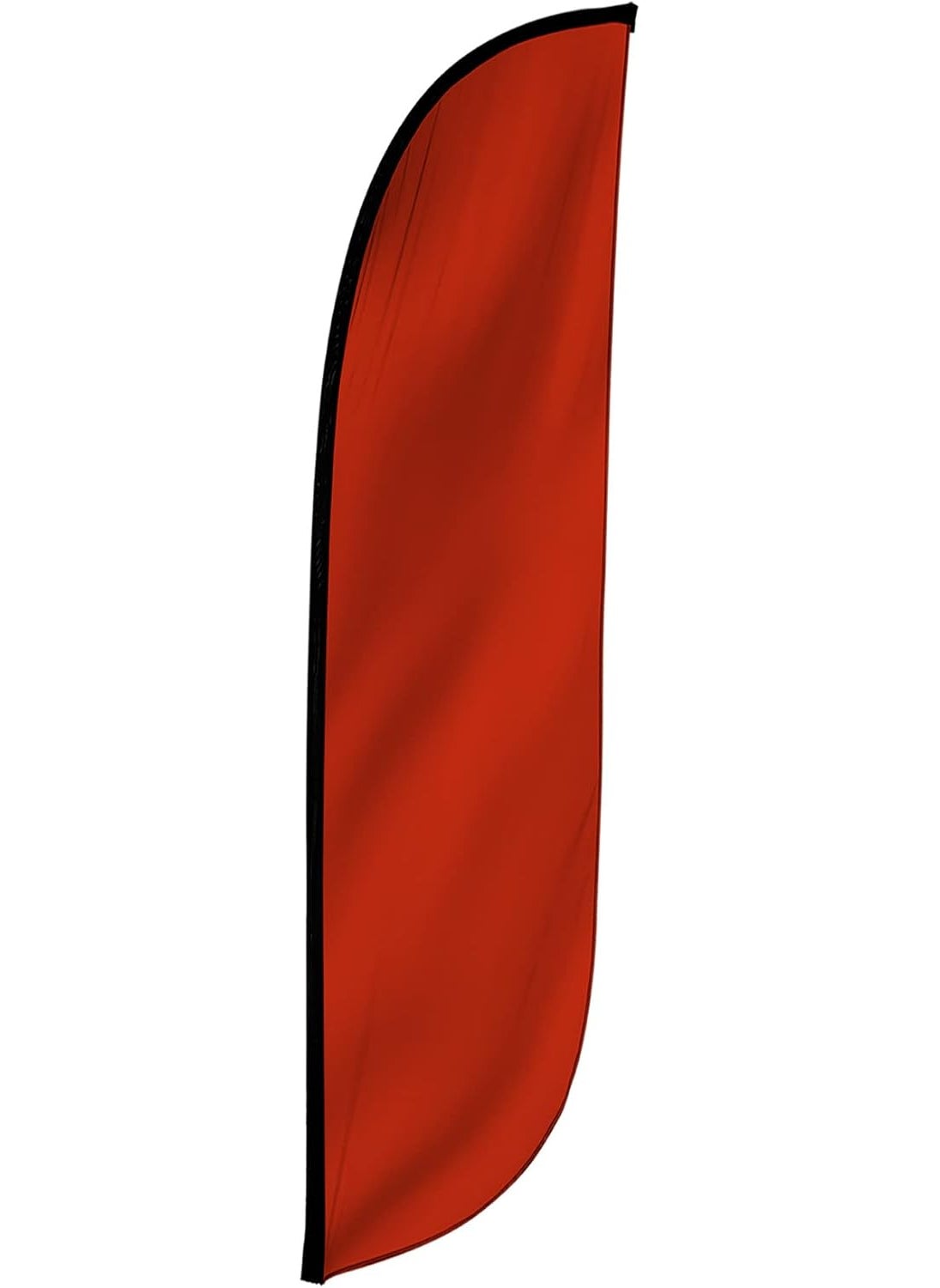 LookOurWay LookOurWay Feather Flag Banner  12 Feet Tall Advertising Flags for Outdoor Business and Events Promotion  Swooper Flag Only  Solid Color Flags  Red 10M1200067  - Image 1