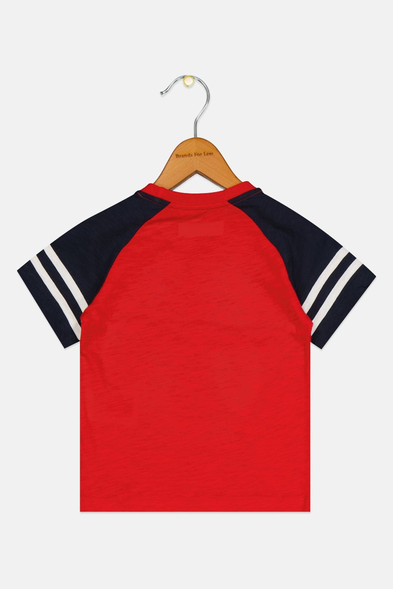 Scuderia Ferrari Toddlers Boy Short Sleeve Graphic Print Outdoor T-shirt, Multicolor - Image 2