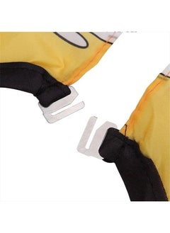 JINDIN Kids Haircut Salon Cape, Hair Cutting Cape for Kid cloth, Kids Barber Cape,Child Shampoo Waterproof Capes (Yellow)  - Image 4