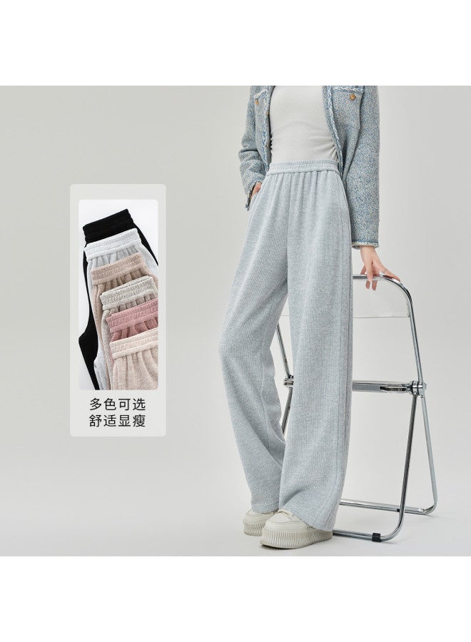 Hstyle Banana Wide-leg Pants Women's 2025 Spring/autumn Collection Simple Versatile High-waisted Fashion Slim-fit Casual Trousers - Image 4