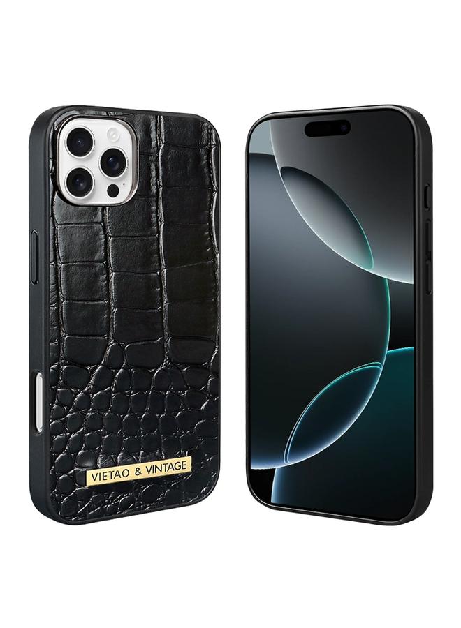 Case For iPhone 16 Pro Alligator Texture PU Phone Case