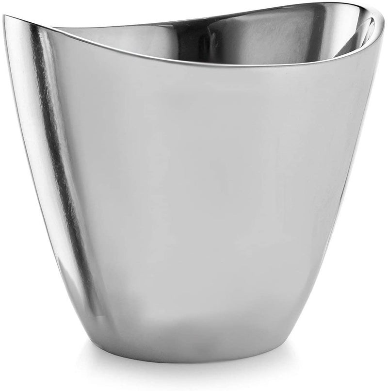 Nambe nambe Vie Champagne Bucket  Wine  Champagne Cooler for Parties Dinner Kitchen Bar Cart  Insulated to Keep Wine  Beverages Cold  Gift for Wine Enthusiasts  Made of Metal Alloy 