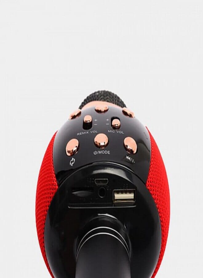 دي إل سي  ميكروفون كاريوكي ميكروفون محمول مزود بتقنية البلوتوث ومكبر صوت هاي فاي - Image 4