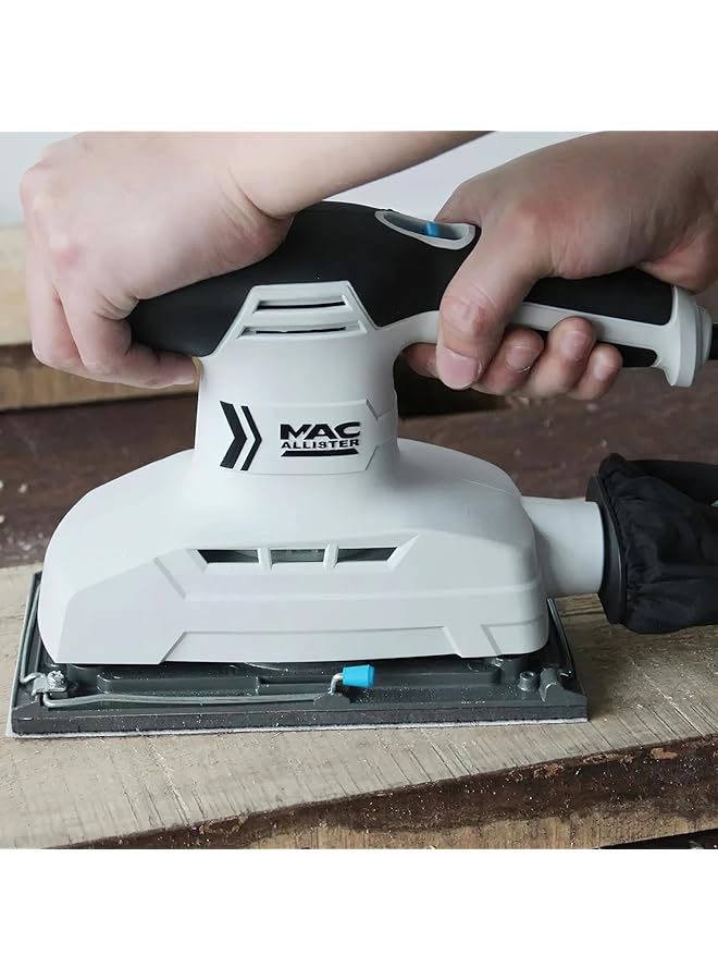 erorex Msss300 300W 220 240V Corded 1 2 Sheet Sander White Black - Image 2