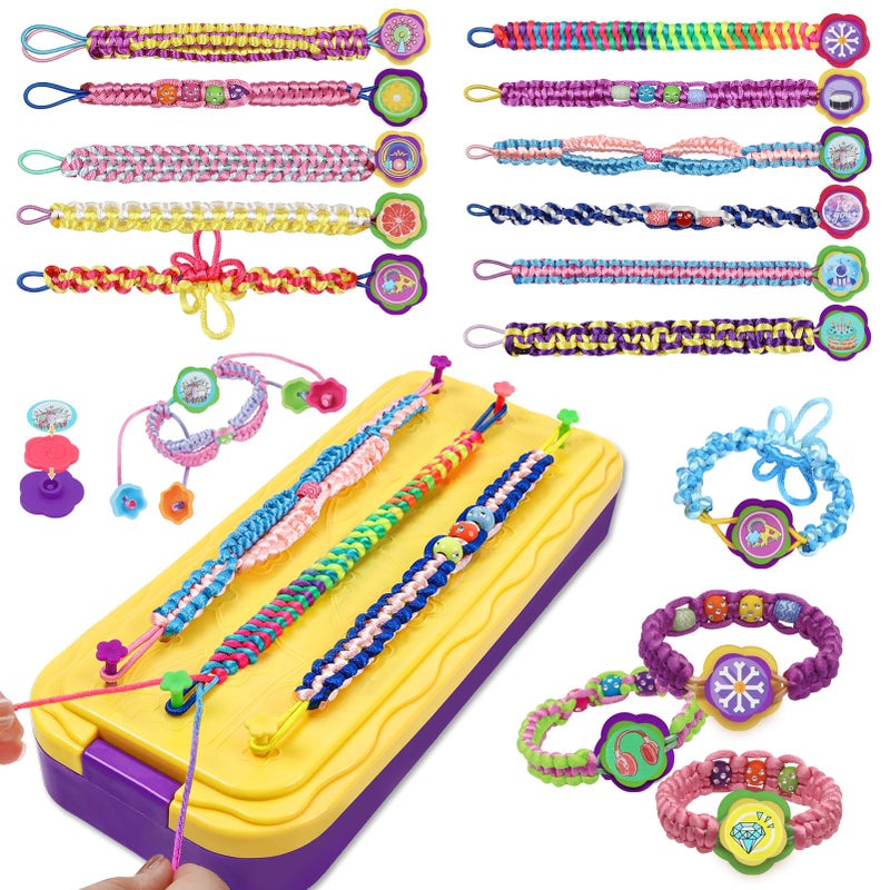 DDAI Arts and Crafts for Kids Age 8-12 Friendship Bracelet Making Kit for Girls - Best Birthday Gifts Ideas for Girl 7 9 10 11 Year Old - Popular Bracelets String Maker Toys Set - Image 1