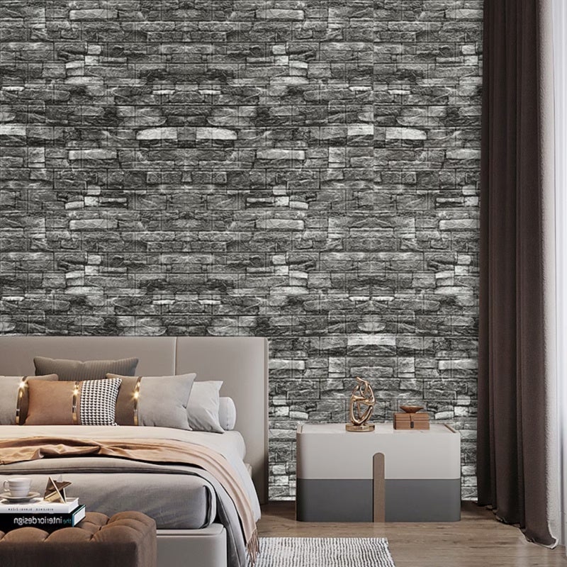 Self Adhesive Foam Tiles 20/40 Piece White Set - Waterproof Peel And Stick Wall Panels With 3D Padded Texture For Kids Room Bathroom Home Renovation - Image 5