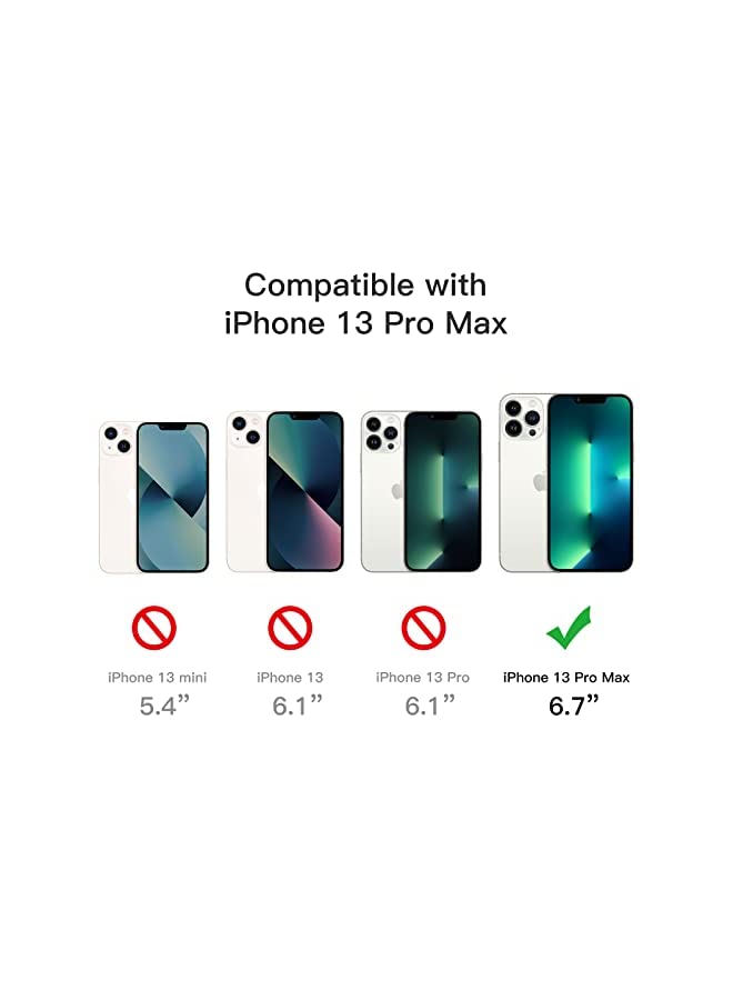 Jetech 3 in 1 Case for iPhone 13 Pro Max 6.7-Inch, with 2-Pack Screen Protector and Camera Lens Protector, Non-Yellowing, Full Coverage Tempered Glass Film, Shockproof Bumper Phone Cover (Clear) - Image 3