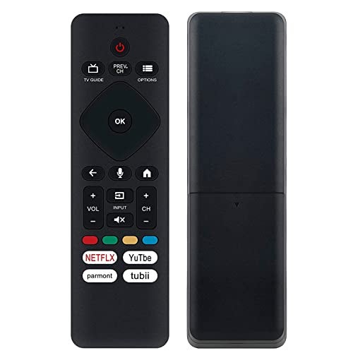 Beyution URMT26CND001 Voice Remote Control fit for Philips Smart Android TV 43PFL5766/F6 43PFL5766/F7 50PFL5766/F6 50PFL5766/F7 55PFL5766/F6 55PFL5766/F7 65PFL5766/F6 65PFL5766/F7 43PFL5704/F7 - Image 1
