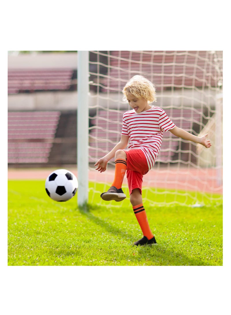 سيوسي 3 أزواج من جوارب كرة القدم للأطفال، جوارب كرة القدم للأطفال، جوارب طويلة لكرة القدم قابلة للتنفس للأولاد والبنات، جوارب رياضية للأولاد والبنات والشباب والجري والتدريب والرجبي (من سن 5 إلى 12 عامًا) - Image 5