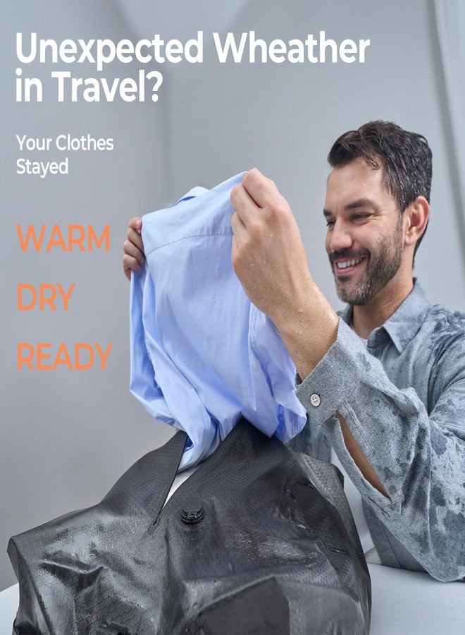Relime Travel Luggage Vacuum Bags with Cordless Pump, Revolutionary Reusable Compression Bags for Suitcases and Backpacks, Vacuum Packing Cubes for Fabric Packing (2 - Image 5