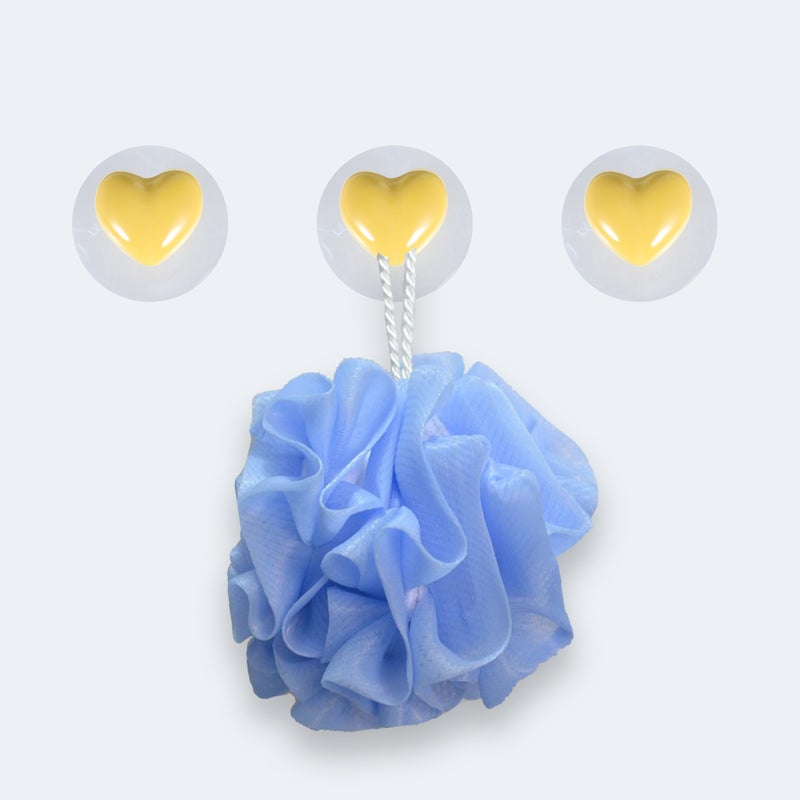 1 Pair Heart Shape Knobs Ceramic Drawer Pull Handle Cup Hook Furniture Door Handle for Home Dorm (Yellow) - Image 3