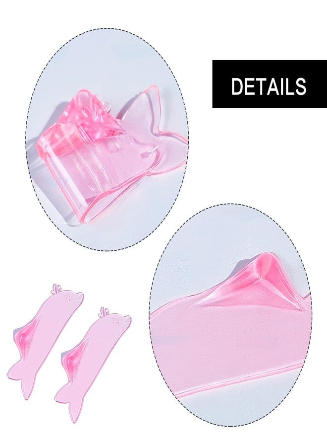 RUIFUU Korean Lash Lift Shields,1mm Thin Lash Lift for Step 1 Perm/Lift,Dolphin-Shaped Design EyeLash Lifting Shield for Salon Usage Flatter Rods - Image 4