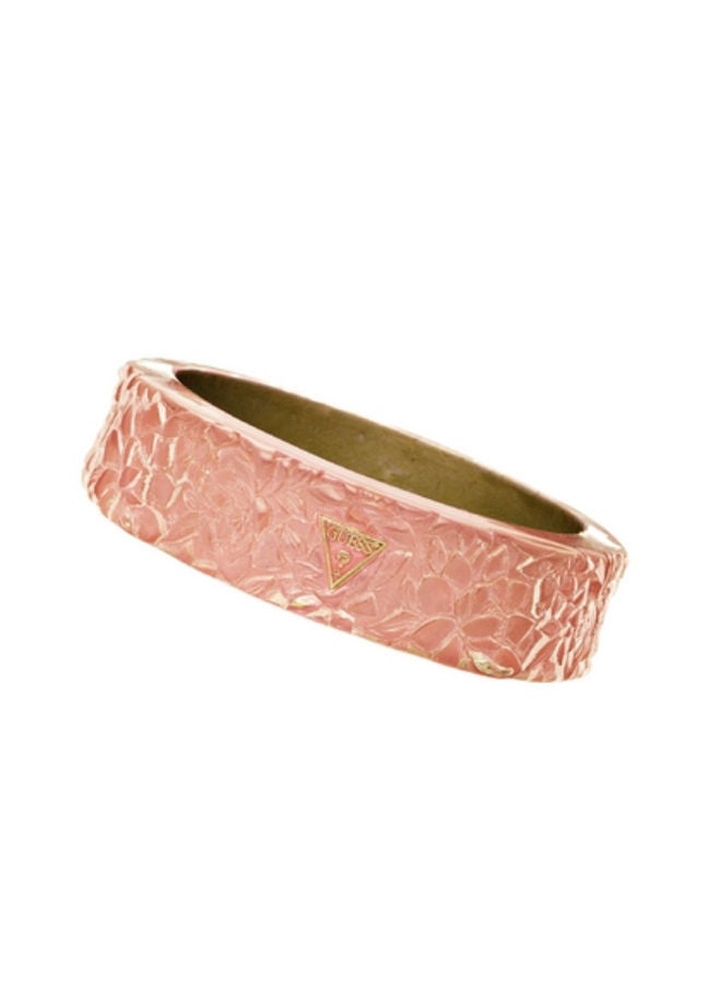 GUESS Orange Carved Bangle 