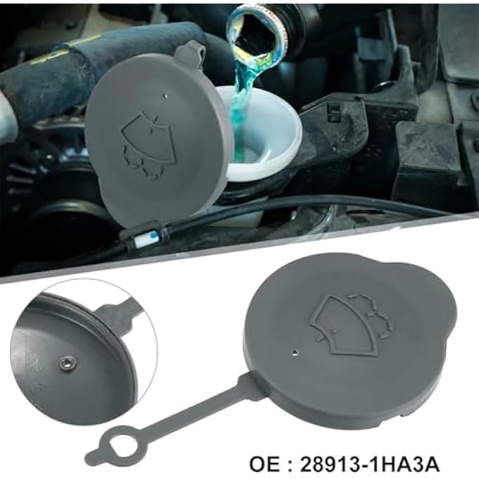 ريحني غطاء زجاجة زجاجة الماء بغطاء خزان منظف المساحات لنيسان ميكرا K13 - Image 3