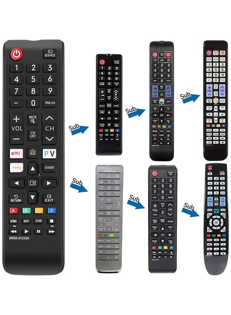 نيفيو ريموت سامسونج بديل عالمي | متوافق مع جميع تلفزيونات سامسونج LCD و LED و HDTV و 3D و سمارت | بدون برمجة | استجابة سريعة (البطارية غير مرفقة) - Image 4