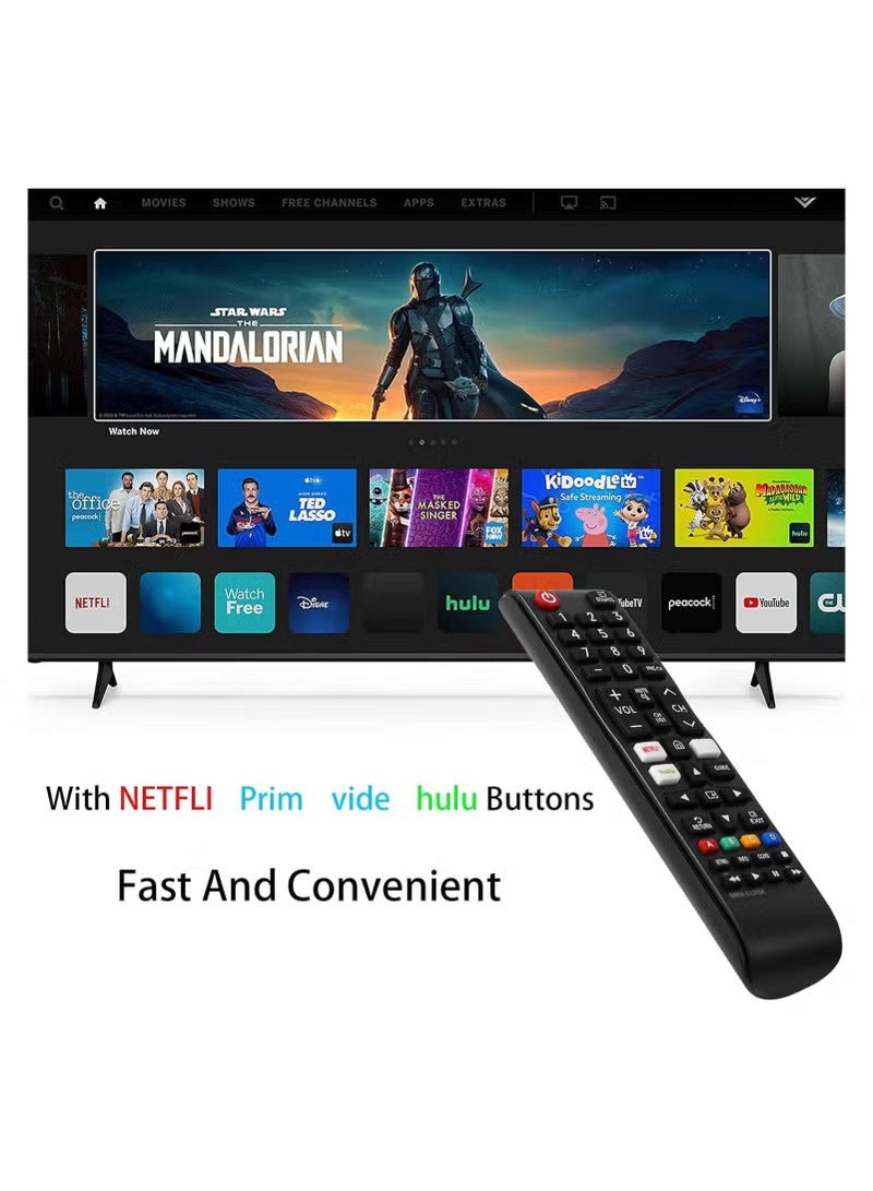 نيفيو ريموت سامسونج بديل عالمي | متوافق مع جميع تلفزيونات سامسونج LCD و LED و HDTV و 3D و سمارت | بدون برمجة | استجابة سريعة (البطارية غير مرفقة) - Image 2