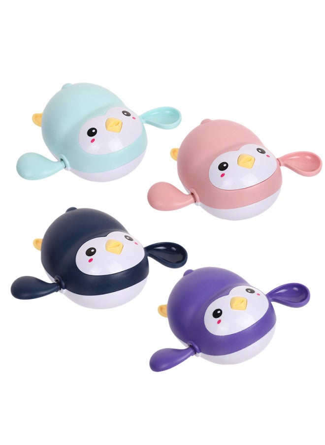 Generic - Children's Water Play Toy Dolphin Shake Tone Same Baby's Water Play Bath Little Turtle Summer Bathroom Children's Toy-Color:Playing Elephant Shower Pink (bag) - Image 1