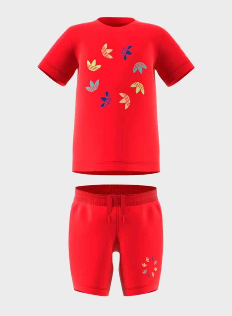 adidas Originals Adicolor Shorts And Tee Set