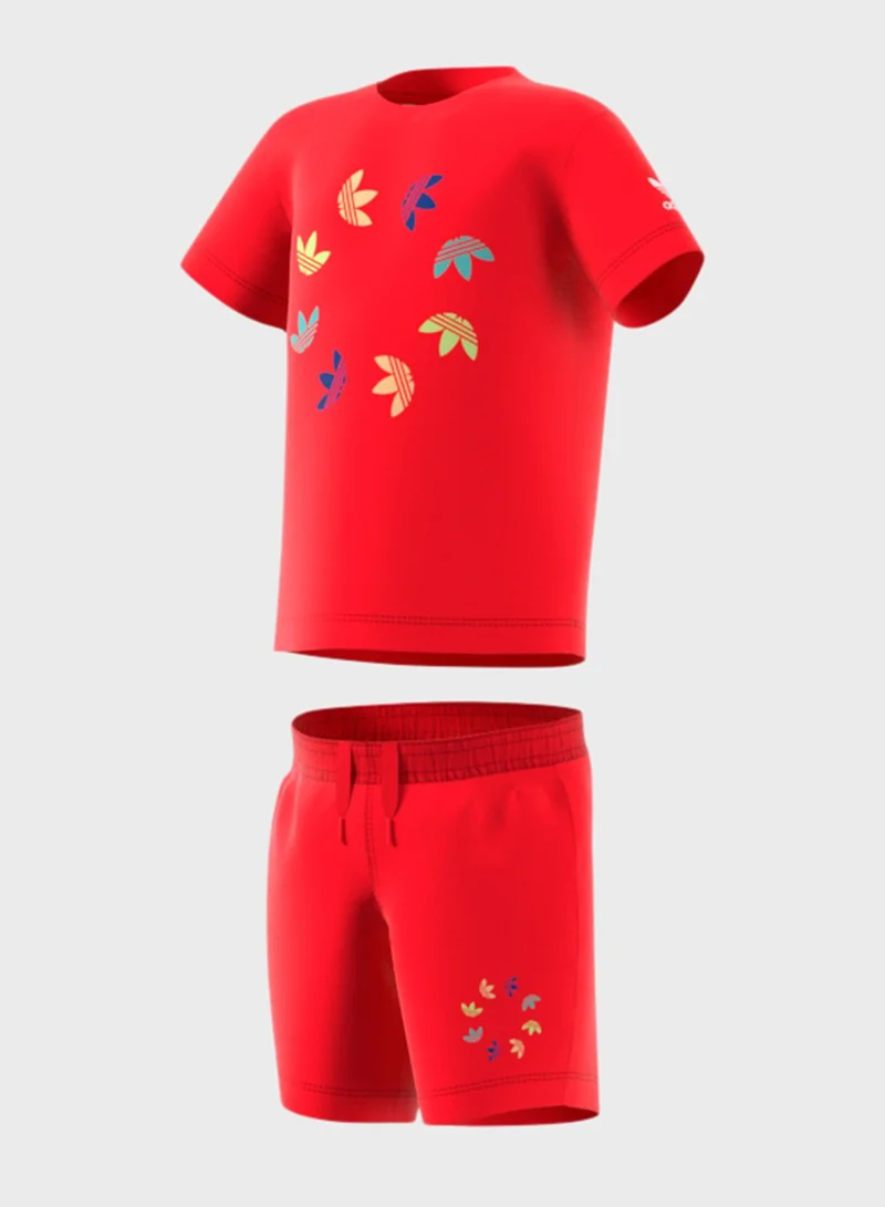 adidas Originals Adicolor Shorts And Tee Set