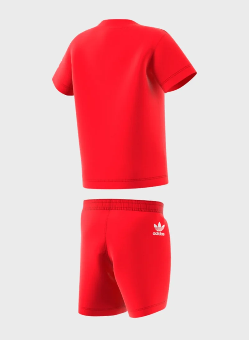 adidas Originals Adicolor Shorts And Tee Set