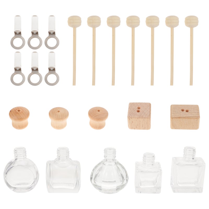 5Pcs Air Vent Diffuser Lid Rotatable Perfume Containers - Image 1