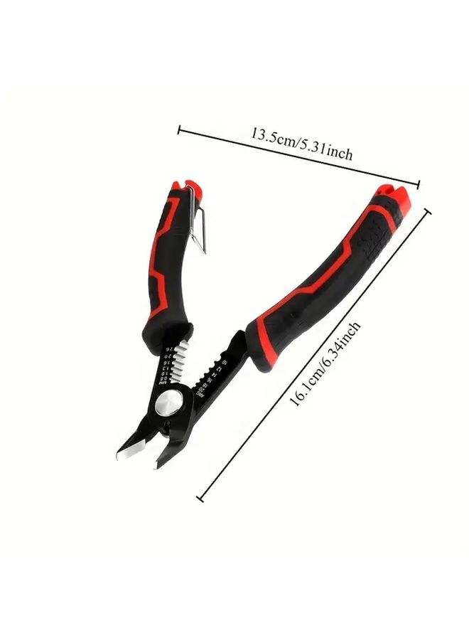 Enhanced Multifunctional Automatic Wire Stripper And Crimper Pliers 1pc High Carbon Steel Hand Tool - Image 3