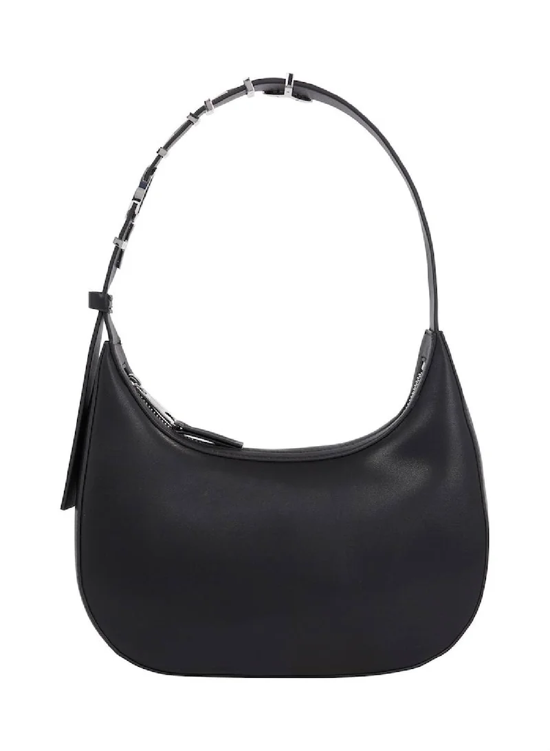TOMMY JEANS Women's Bold Logo Shoulder Handbags -  Polyurethane, Black