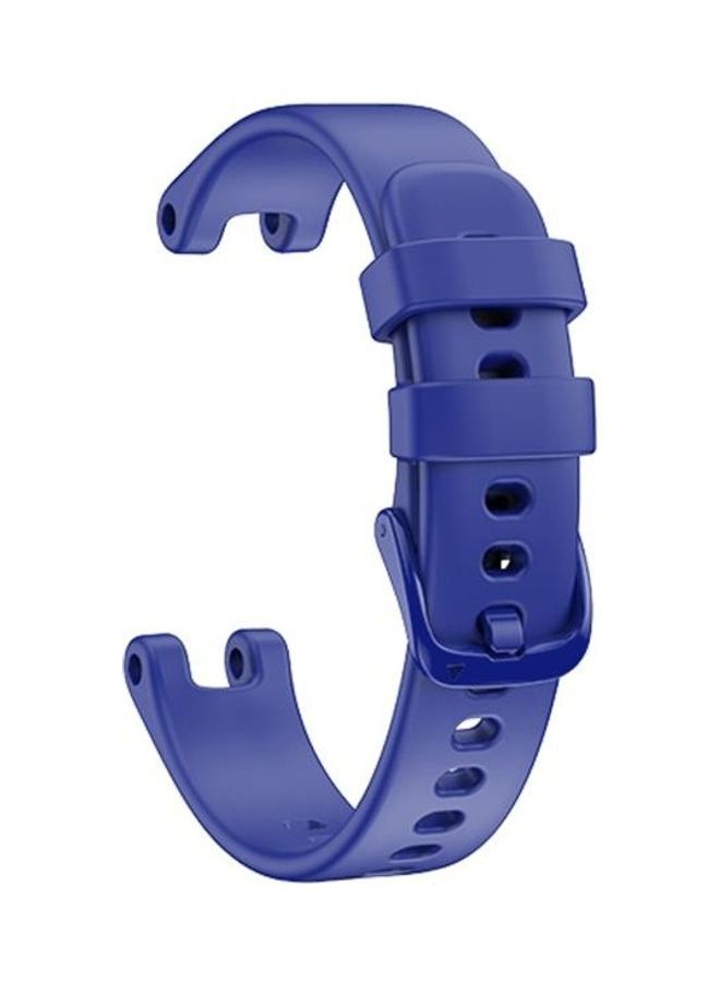 NIBEMINENT Silicone Replacement Strap Watchband for Garmin Lily Dark Blue - Image 1
