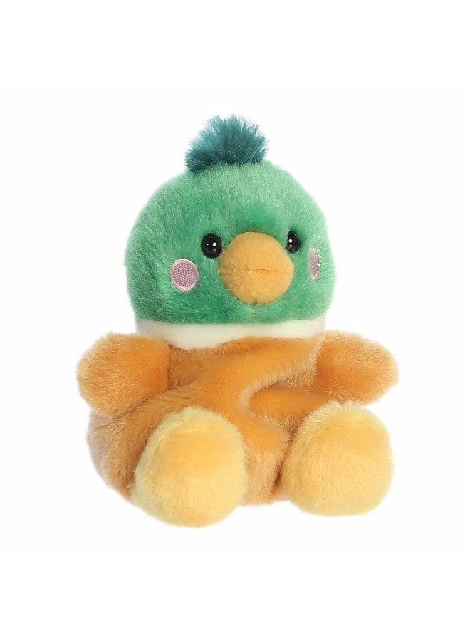 Aurora® Adorable Palm Pals™ Puddles Mallard Duck™ Stuffed Animal - Fun Collectible Plush for Kids and Adult Collectors - Perfect for Decorating Rooms and Birthday Gifts - Multicolor 5 Inches - Image 2