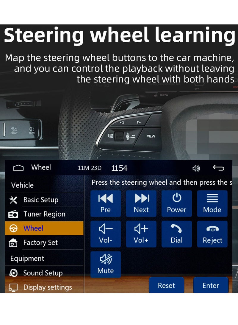 مشغل MP5 ستيريو للسيارة مقاس 5 بوصات، جهاز استقبال راديو FM واحد Din BT - Image 3