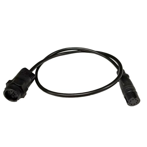 Lowrance 000-14068-001 7 Pin Transducer to Hook²/Reveal & Cruise Adapter, Black - Image 1