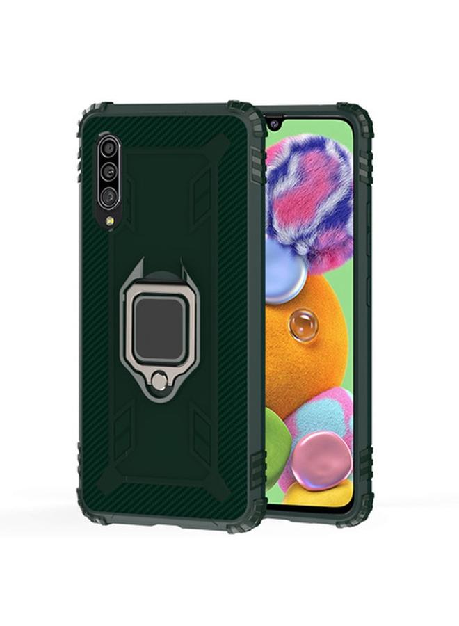 S-TOP Case For Galaxy A50 Carbon Fiber Protective Case with 360 Degree Rotating Ring Holder - Image 2