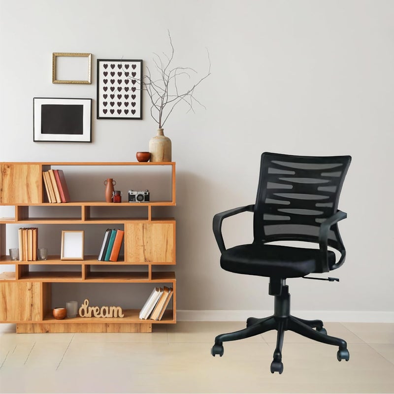 RYAANN ACE RYAANN ACE Office Chairs Ergonomic Executive Office Boss Chair Adjustable Tilt Angle Computer Desk Chair Thick Form Cushion Heavy Duty Meal Base Long Hour Sitting ComfortBlack RA986 - Image 1