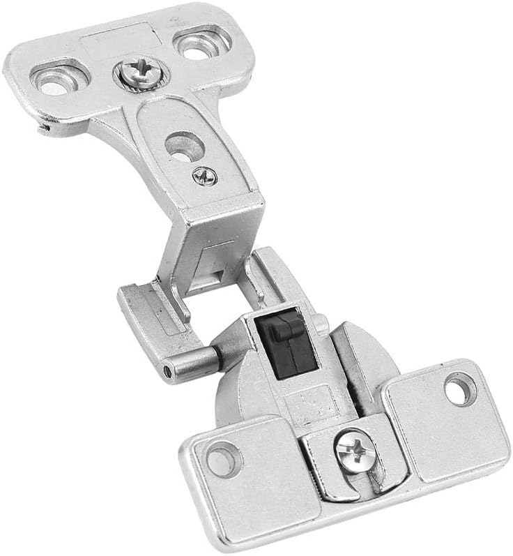 كلاراكو قطعة واحدة من المفصلات ذات الزاوية الكبيرة المفتوحة بالكامل بزاوية 270 درجة، خزانة ملابس سميكة، مفصلات أبواب أثاث قابلة للطي، مصنوعة من سبائك الزنك، مفصلات أبواب خزانة المطبخ، مفصلات أبواب قابلة للطي (فضية) - Image 2