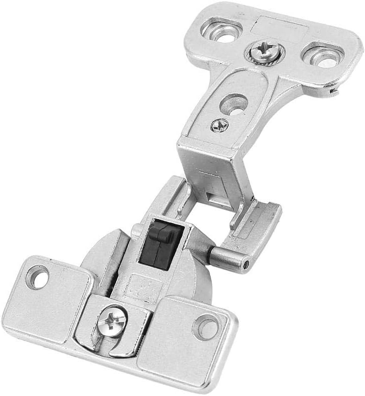 كلاراكو قطعة واحدة من المفصلات ذات الزاوية الكبيرة المفتوحة بالكامل بزاوية 270 درجة، خزانة ملابس سميكة، مفصلات أبواب أثاث قابلة للطي، مصنوعة من سبائك الزنك، مفصلات أبواب خزانة المطبخ، مفصلات أبواب قابلة للطي (فضية) - Image 3