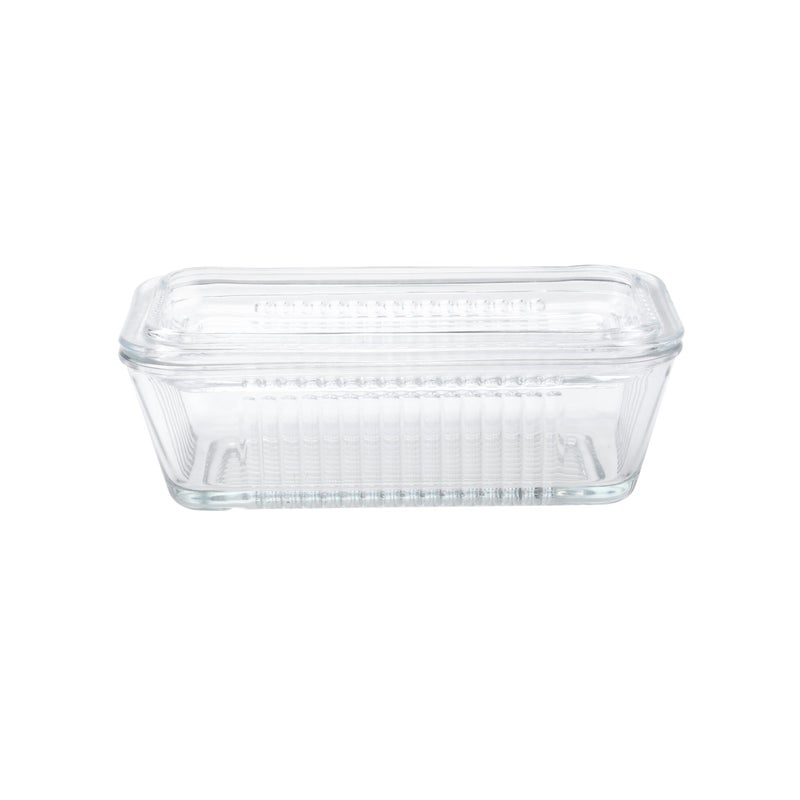 Gemco Multi Function Butter Dish, 6-Inch, Clear - Image 2