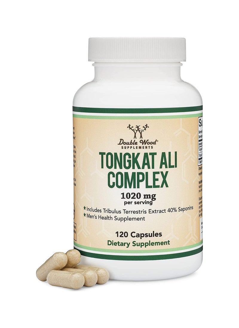 Double Wood Supplements - Double Wood Supplements tongkat Extract 200 to 1 : 120 Capsules - Image 1