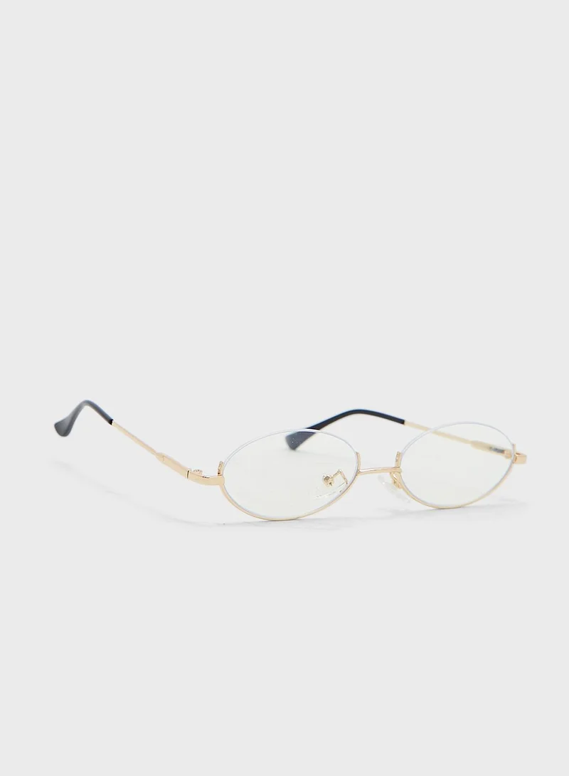Seventy Five Anti Blue Oval Lens Laptop Optic Glasses