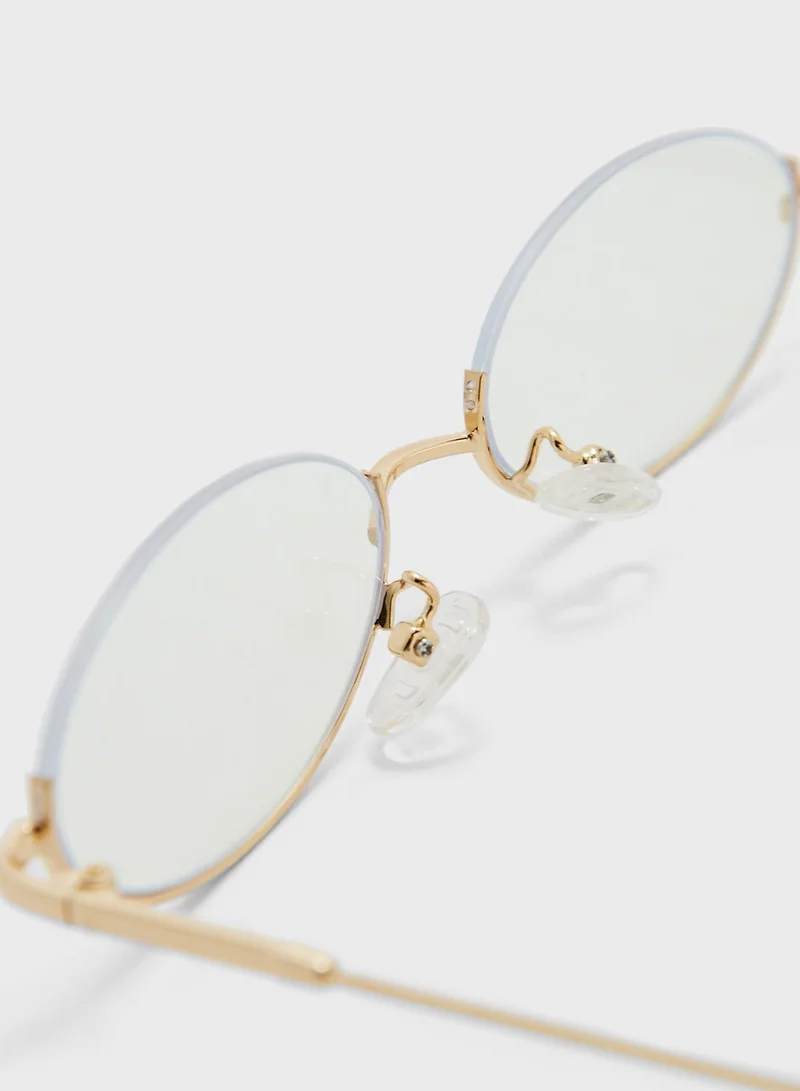 Seventy Five Anti Blue Oval Lens Laptop Optic Glasses