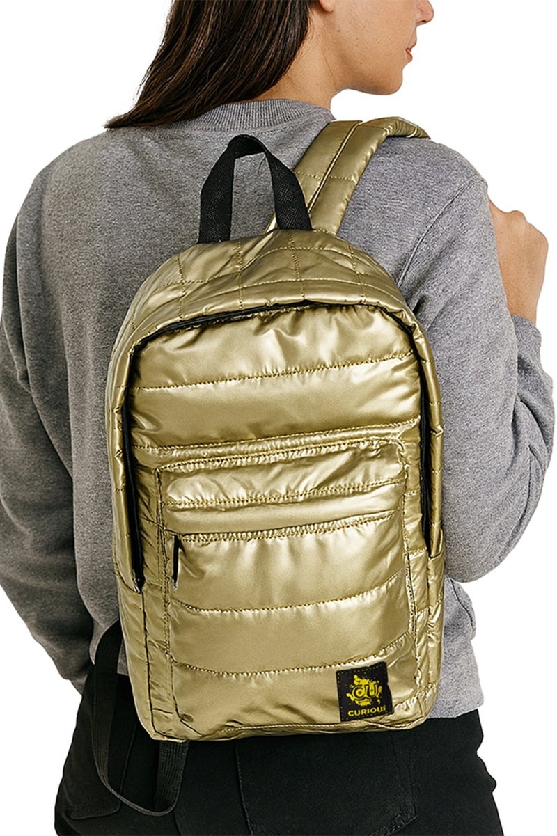 بيج ديزاين حقيبة ظهر مبطنة، حقيبة لابتوب 14 بوصة، خفيفة الوزن ومقاومة للماء مع قسم مخصص للابتوب، تصميم مريح مع أحزمة كتف مبطنة، مثالية للمدرسة والعمل والسفر والاستخدام اليومي - Image 1