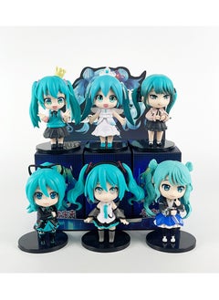 General Q version of Hatsune Miku figure blind box animation two-dimensional peripheral egg twisting toy doll machine model ornament for family and friends gifts  - Image 2