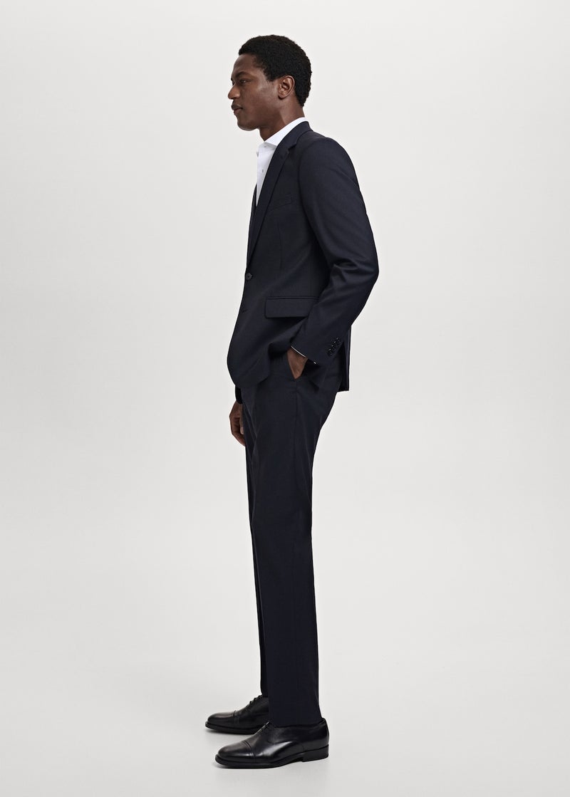 Mango Man Milan Slim-Fit  Trousers  - Image 3