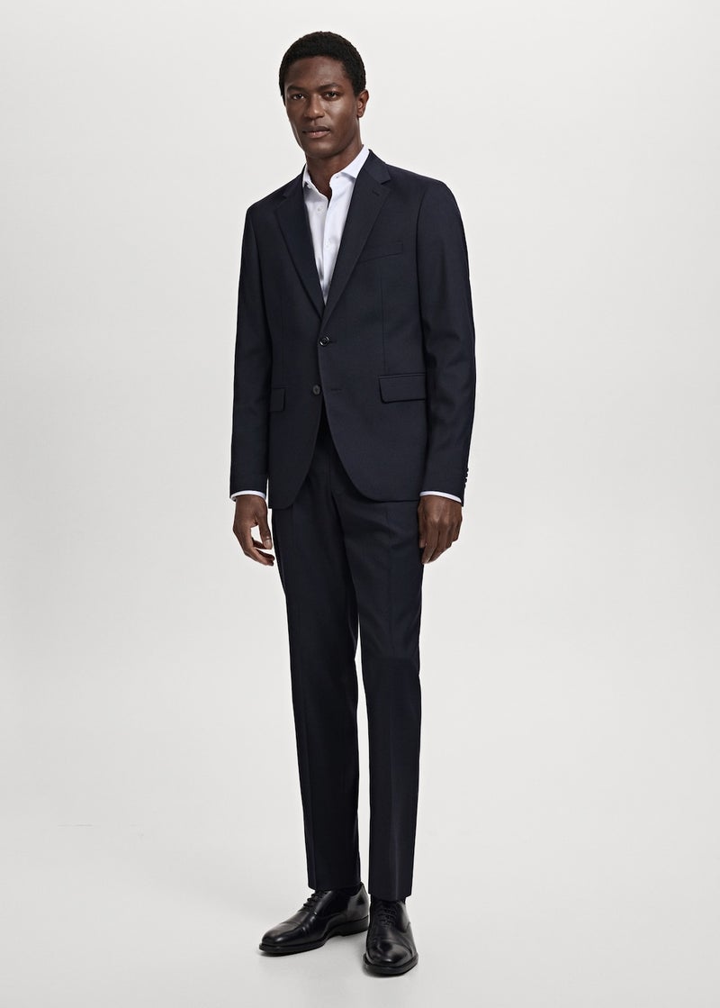 Mango Man Milan Slim-Fit  Trousers  - Image 4