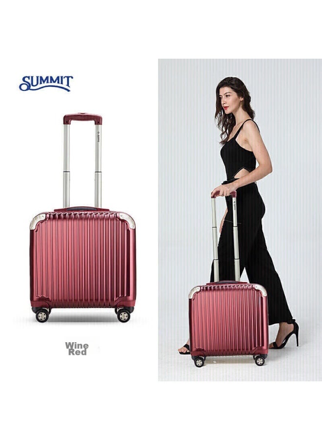 سوميت Samite أمتعة عربة أطفال صغيرة حقيبة سفر، حالة سفر للجنسين، أمتعة محمولة، Pc338tc 18 بوصة، النبيذ الأحمر - Image 5