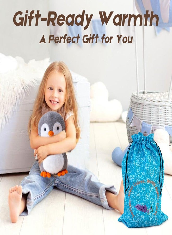 Gudisi Microwavable & Weighted Penguin Stuffed Animals for Warmth & Comfort, Heatable Lavender Scented Cute Soft Plushie Toy Gift for Boys, Girls,Kids & Adults - Image 5