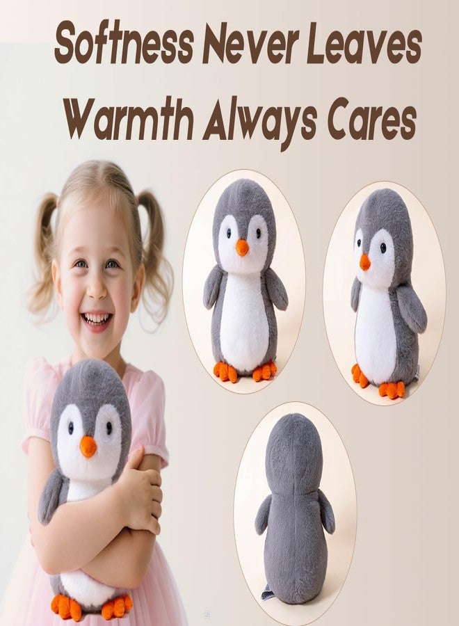 Gudisi Microwavable & Weighted Penguin Stuffed Animals for Warmth & Comfort, Heatable Lavender Scented Cute Soft Plushie Toy Gift for Boys, Girls,Kids & Adults - Image 3