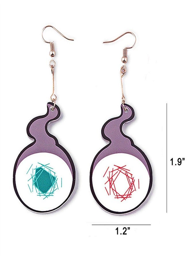 RAINDEWLL Toilet Bound Hanako Kun Cosplay Earrings-TBHK Hanako Kun Anime Earrings-Best Gift for Anime Fans Pin on - Image 3