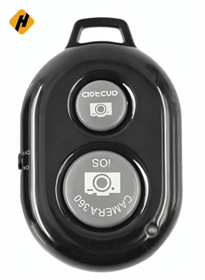 Remote Control Button Bluetooth Phone Selfie Stick Shutter Release (Black)