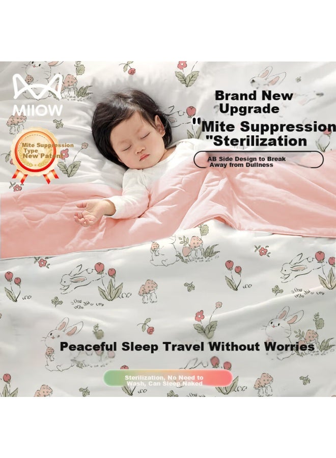MIIOW Disposable Four-piece Pillowcase Duvet Cover Bed Sheet Hotel Bedding Thickened Dirt-resistant Wash-free Travel Business Trip - Image 5